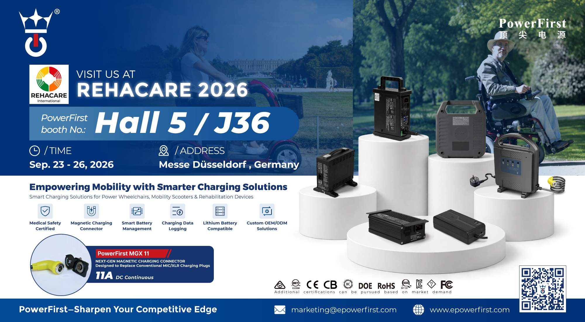 🎉 التَقوا بـ PowerFirst في معرض REHACARE 2026